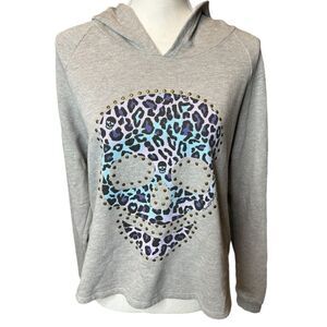 SoulCycle x Lauren Moshi Marni Pullover Hoodie Heather Grey Sz S Retail $168